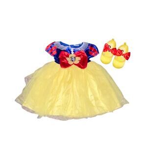 12-18m Baby Girls Disney Snow White Halloween Costume Dress w/ Shoes